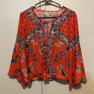 Jealous tomato blouse